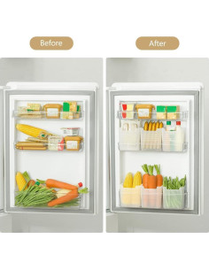 Caja Organizadora de Refrigerador Poeland - Juego de 3 Unidades 2