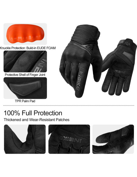 Guantes de Invierno INBIKE Impermeables Térmicos Pantalla Táctil