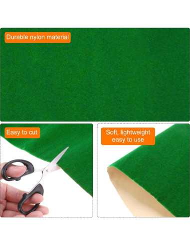 Alfombra de Césped Artificial MECCANIXITY 41x100 cm Verde Oscuro