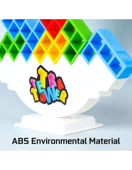 Juego de Bloques de Apilamiento ALKISTA 48 Pcs para 2 Jugadores