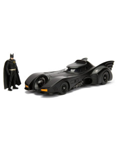 Coche Die-cast Jada Toys Batmobile 1989 1:24 con Figura Batman