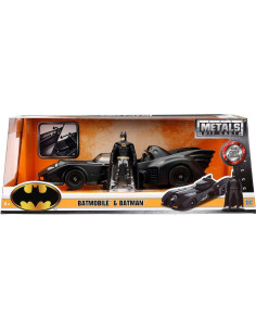 Coche Die-cast Jada Toys Batmobile 1989 1:24 con Figura Batman 2