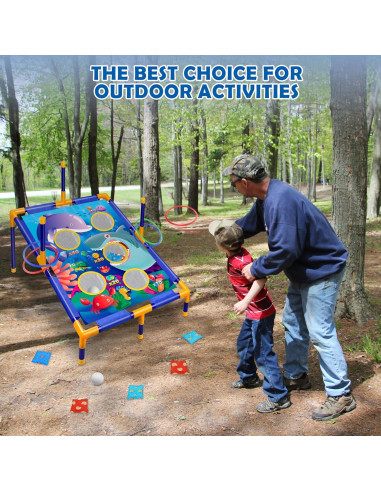 Juego de Lanzamiento de Bolsas de Frijoles Toyk 3 en 1 para Niños