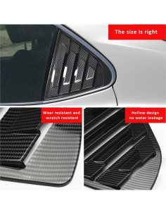 Persianas de Ventana Lateral Toyota Camry 2018-2024 DLOVEG Fibra de Carbono 2