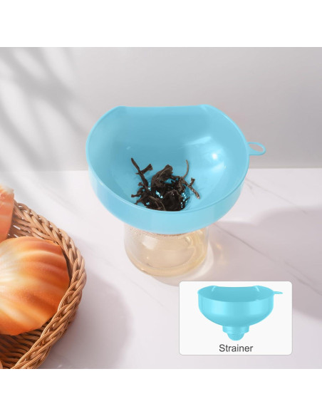 Juego de Embudos de Plástico Pisol para Cocina - 4 Tamaños