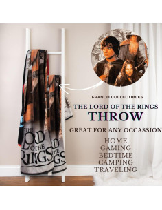 Manta Franco El Señor de los Anillos 116x152 cm Micro Raschel 2