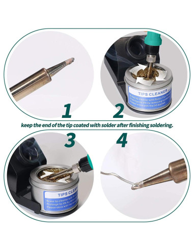 Estación de Soldadura Digital YIHUA 939D+ 75W Verde ESD