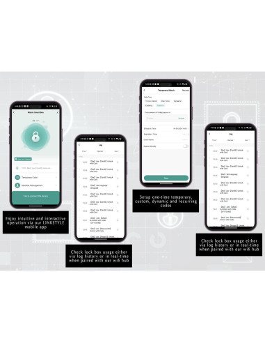Caja de Llaves Inteligente Linkstyle Matrix II - Bluetooth, 5 Modos