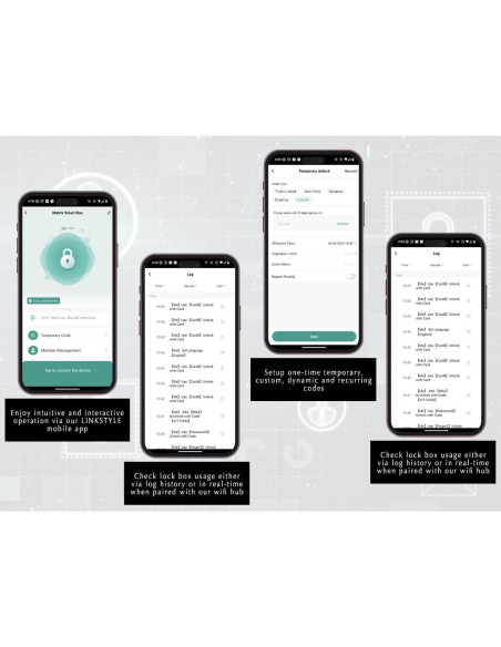 Caja de Llaves Inteligente Linkstyle Matrix II - Bluetooth, 5 Modos