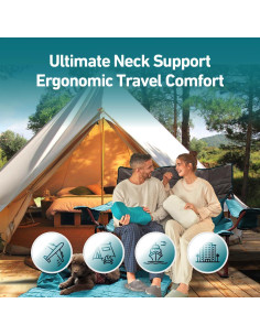 Mini Almohada Portátil Kanuda - Almohada Ortopédica Espuma de Memoria 2