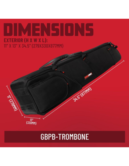 Bolsa Pro para Trombón Gator Allegro con Accesorios