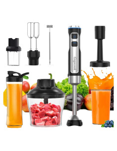 Batidora de Inmersión 8 en 1 Gogocook 1000W 21 Velocidades