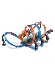 Juego de Pista de Autos Hot Wheels Choque en Espiral 1:64