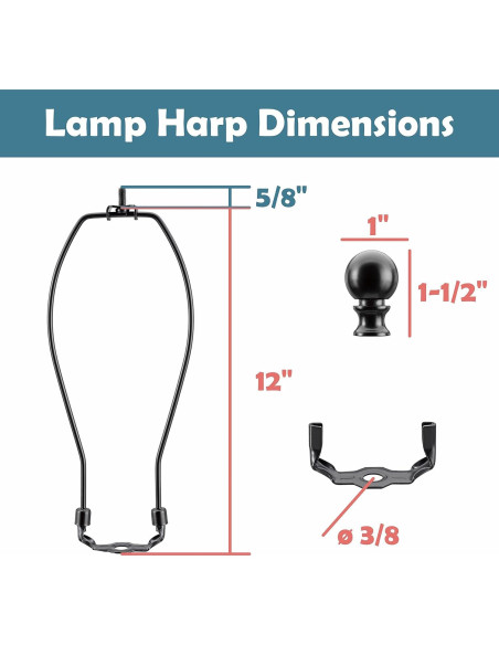 Soporte de Lámpara Aspen Creative 30,48 cm Negro Mate