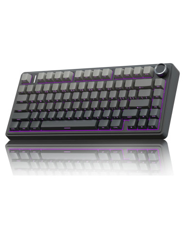 Teclado Mecánico Inalámbrico AULA F75 Pro 75% RGB Hot Swappable