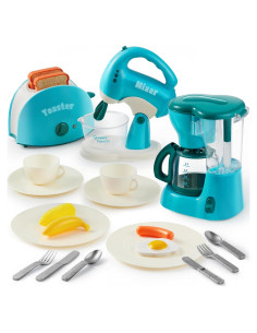 Juguetes de Cocina Joyin con Cafetera, Tostadora y Licuadora