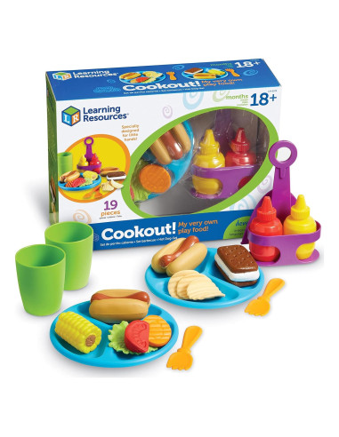 Set de Barbacoa Learning Resources 19 Piezas para Niños 18+ Meses