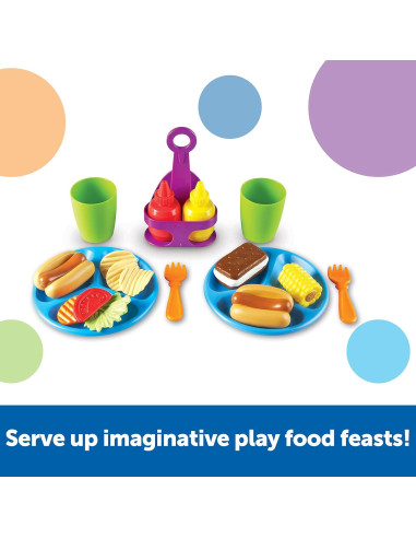 Set de Barbacoa Learning Resources 19 Piezas para Niños 18+ Meses