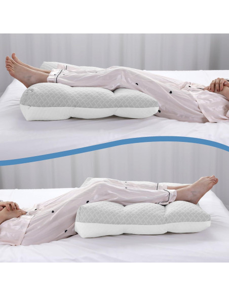 Almohada Elevadora de Piernas MABOZOO Ajustable 58.4x58.4 cm