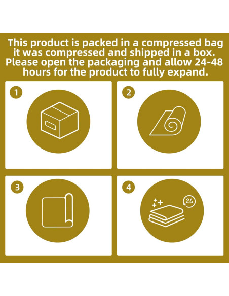 Almohada Elevadora de Piernas MABOZOO Ajustable 58.4x58.4 cm