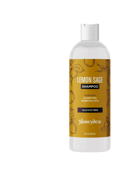 Champú Salvia Limón Sin Sulfatos 226g - Aclarador Cabello Graso