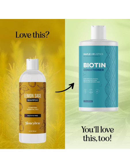 Champú Salvia Limón Sin Sulfatos 226g - Aclarador Cabello Graso