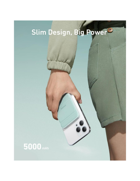 Batería Magnética Anker 622 MagGo 5000mAh Inalámbrica USB-C