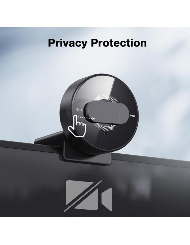 Webcam EMEET C950 4K - 8MP, Autofocus, Micrófono, USB 2.0