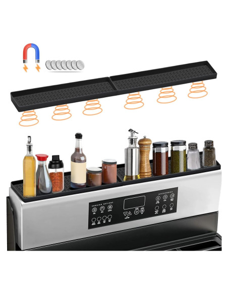 Estante Magnético BFONS 76 cm para Especias de Cocina