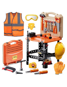 Juego de Banco de Herramientas MAGIC4U 95PCS para Niños