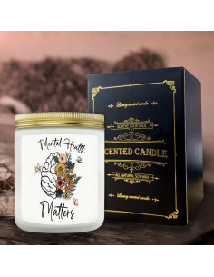 Vela Aromática de Lavanda QGFM - Salud Mental 428g 2