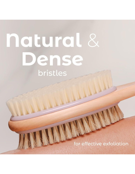 Cepillo de Espalda MainBasics Doble Cara Lavanda 41.91 cm