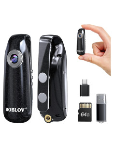 Cámara Corporal BOBLOV 007 Mini 64GB 1080P Portátil