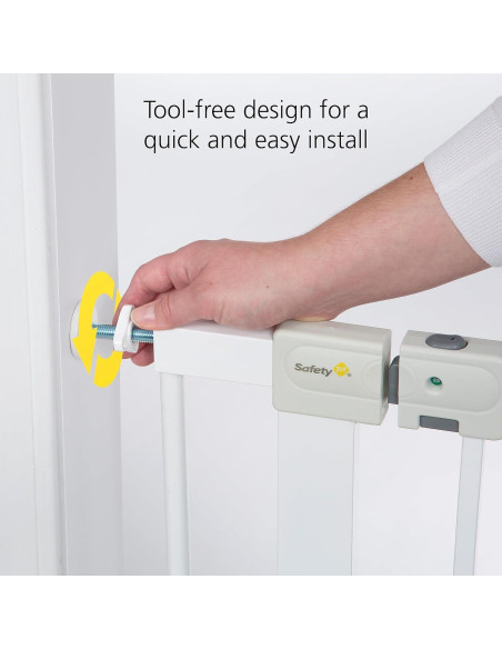 Puerta de Bebé Safety 1st Ajustable 73.7-96.5 cm Negra