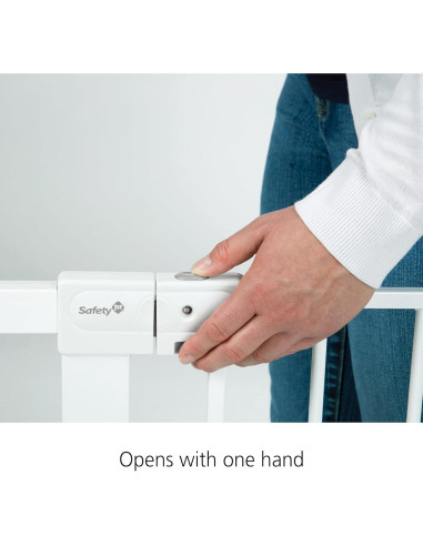 Puerta de Bebé Safety 1st Ajustable 73.7-96.5 cm Negra