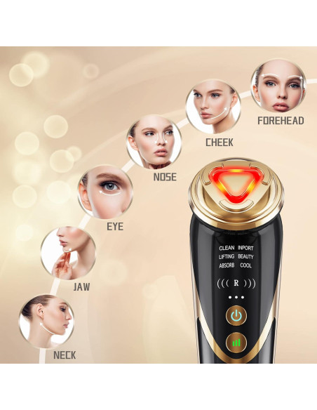 Máquina Facial de Radiofrecuencia Toe Talk DR-08 5 en 1 Antienvejecimiento
