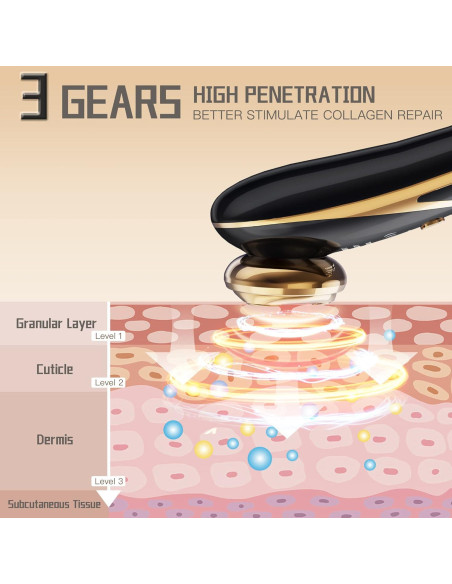 Máquina Facial de Radiofrecuencia Toe Talk DR-08 5 en 1 Antienvejecimiento