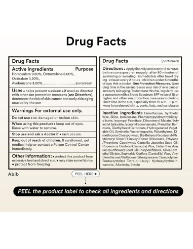 Abib Airy Sunstick SPF50+ 23g Protector Solar Coreano