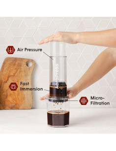 AeroPress Clear XL Cafetera Portátil 3 en 1 600 ml 2