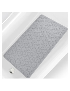 Alfombra Antideslizante OLUFIA 71x40 cm Goma Gris