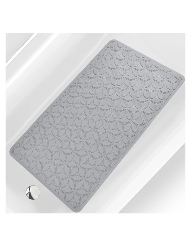 Alfombra Antideslizante OLUFIA 71x40 cm Goma Gris