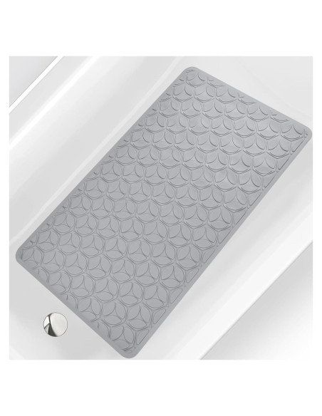 Alfombra Antideslizante OLUFIA 71x40 cm Goma Gris