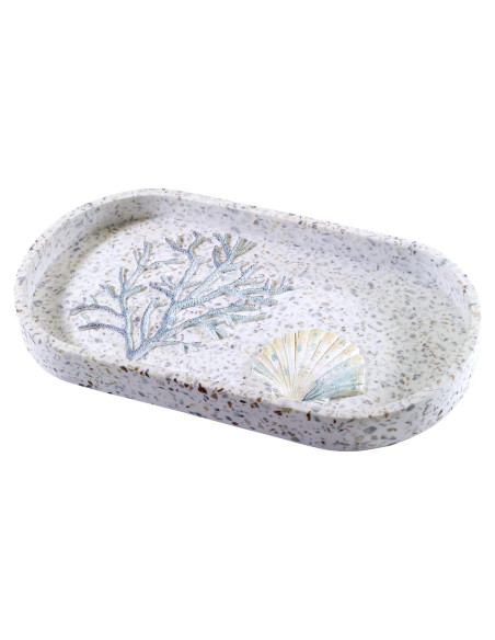 Bandeja de Tocador Avanti Linens Coastal Terrazzo 25.4x12.4cm