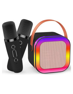 Mini Máquina de Karaoke Taoulimi K12 Bluetooth con 2 Micrófonos