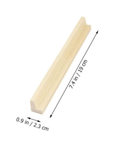 Soportes de Dominó de Madera UPKOCH 4pcs 18.99 cm Organizador 2