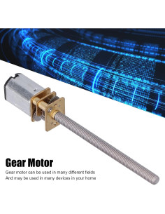Motor de Engranaje DC 6V FUZHUI M4x55mm para Robótica 2