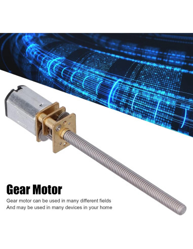 Motor de Engranaje DC 6V FUZHUI M4x55mm para Robótica