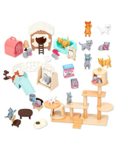 Juego de Figuras de Gato TQQFUN 43 Piezas para Niños