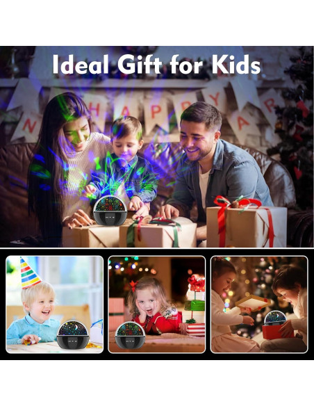 Proyector de Luz Nocturna VANSHINIEER 360 Hulk y Estrellas