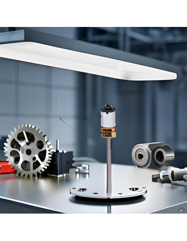 Motor de Engranaje DC 6V FUZHUI M4x55mm para Robótica